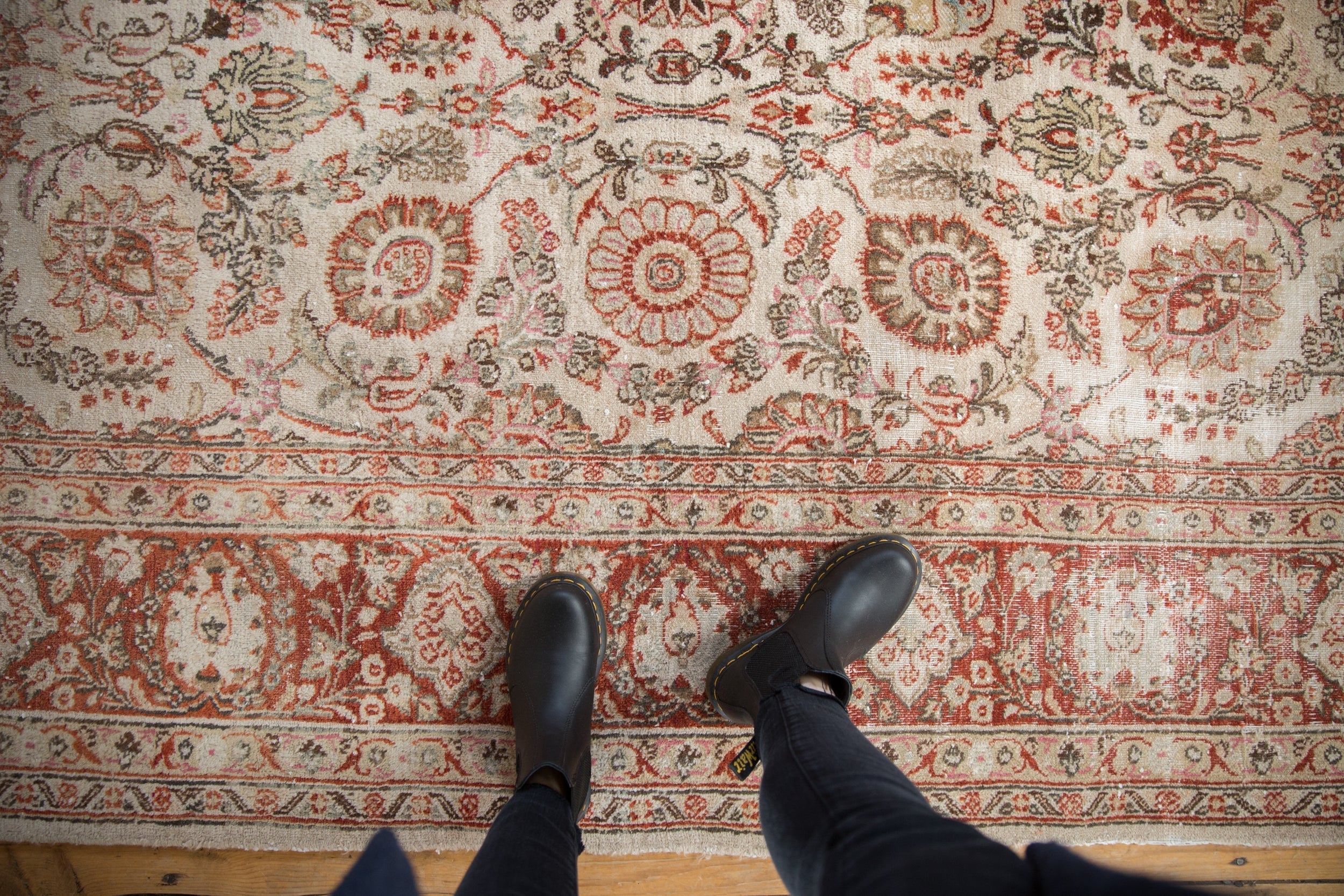 Vintage Persian Meshed Area Rug — 1940s | 8' × 10'11"