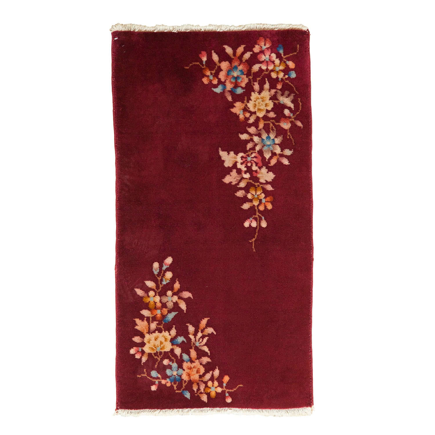 Vintage Chinese Nichols Art Deco Rug Runner — 1930s | 2' × 3'9"