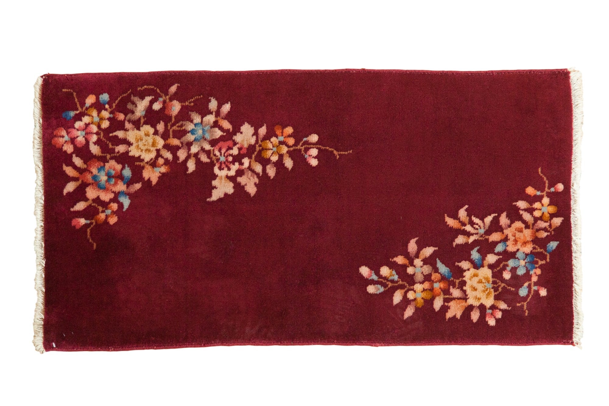 Vintage Chinese Nichols Art Deco Rug Runner — 1930s | 2' × 3'9"